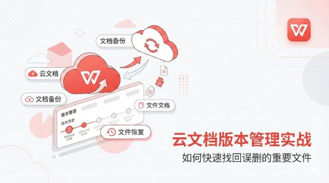 WPS Office免费版云端文档版本管理混乱？使用指南